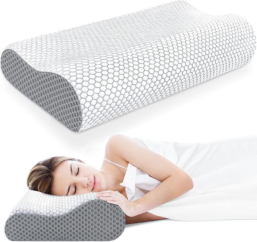 Cervical Neck Pillows for Sleeping Dorm Pillow for Neck Pain Relief Ergonomic Orthopedic Contour Pillow