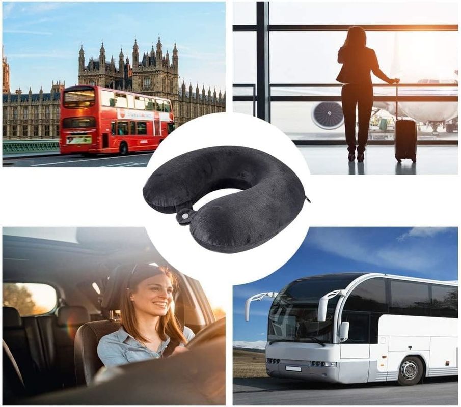 Support Neck And Head U Shape Travel Pillow Relieve Fatigue Portable Neck Pillow