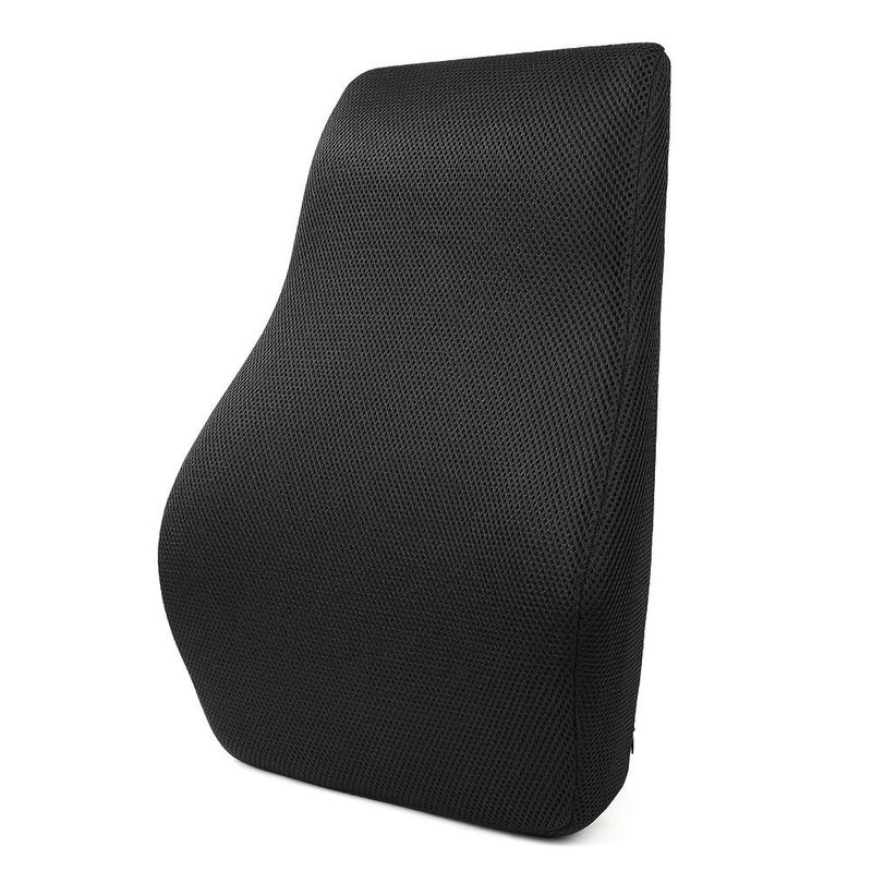 Memory Foam Lumbar Support Cushion Compact And Lightweight Office Chair Back Support Cushion