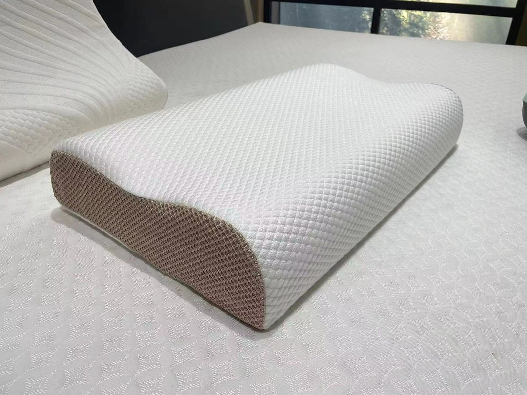 Custom LOGO Ergonomic Sleeping Cervical Orthopedic Memory Foam Bed Pillows For Sleeping Comfortable