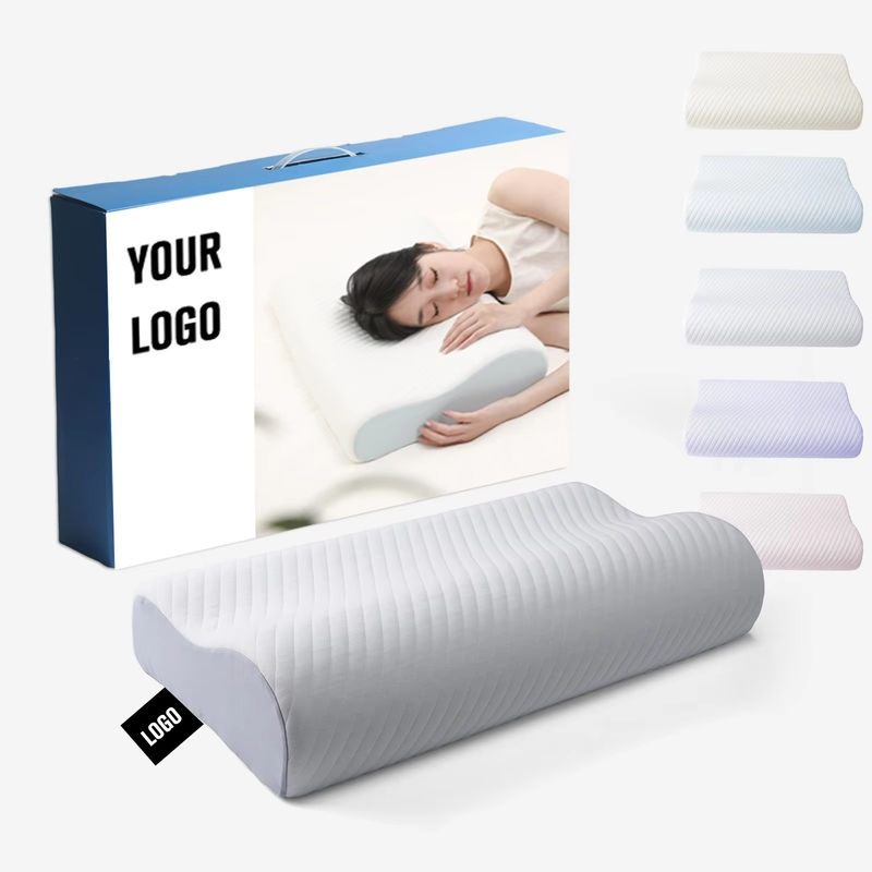 New Bed Side Back Stomach Sleepier Orthopedic Pillow Cervical Bamboo Contour Ergonomic Memory Foam Pillow Orthopedic Head