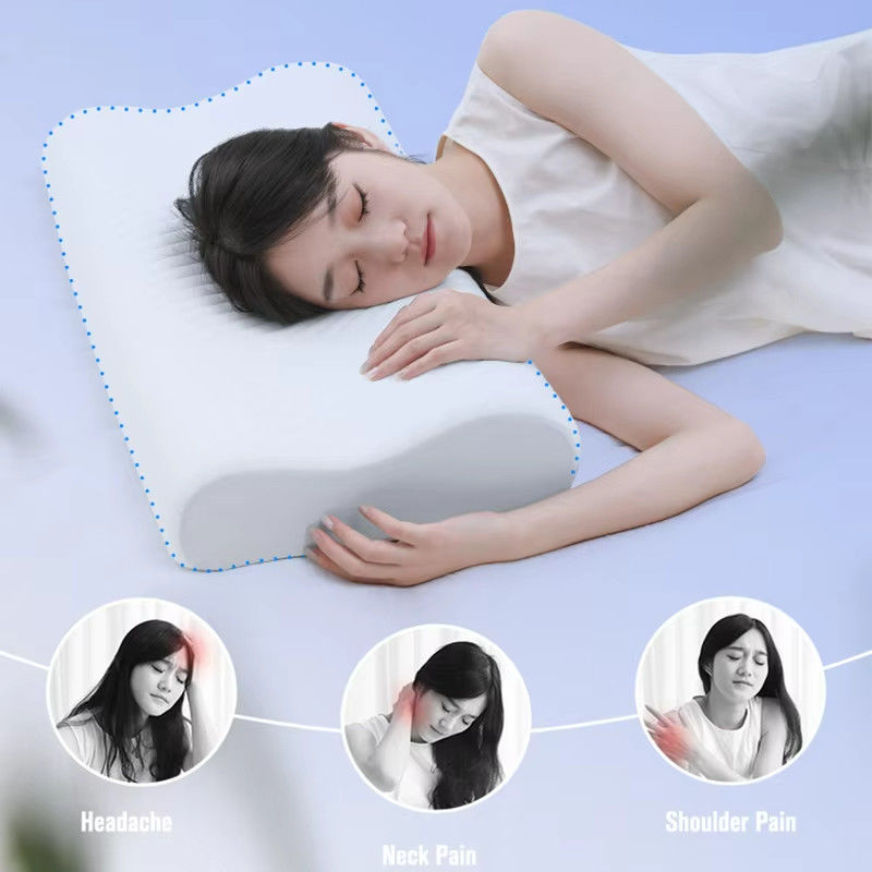 New Bed Side Back Stomach Sleepier Orthopedic Pillow Cervical Bamboo Contour Ergonomic Memory Foam Pillow Orthopedic Head