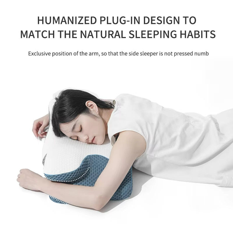 Pulatree Ergonomic Cervical Pillow For Sleeping Orthopedic Support Pillows Odorless Contour Neck Pain Memory Foam Pillow