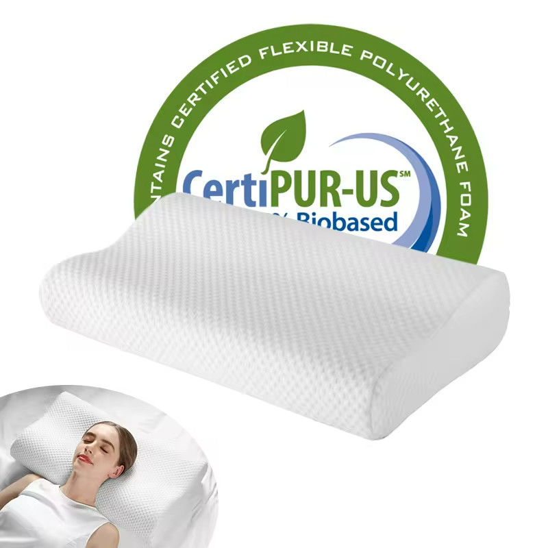 Custom Contour Orthopedic Wave Cervical Almohadas Ortopedicas Para Dormir Memory Foam Bed Pillow For Sleeping