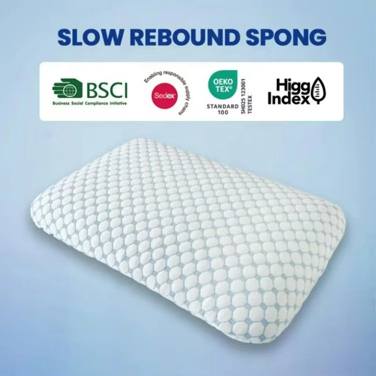 Soft Ergonomic Cooling Pillow Cervical Orthopedic Memory Foam Pillow For Comfortable Sleep