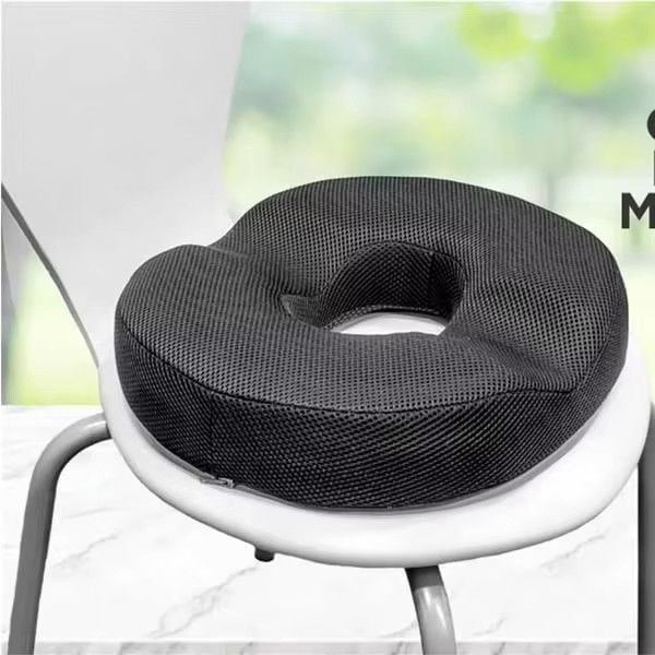 Orthopedic Donut Chair with Cooling Pad Memory Foam Gel Pillow Lumbar Pillows