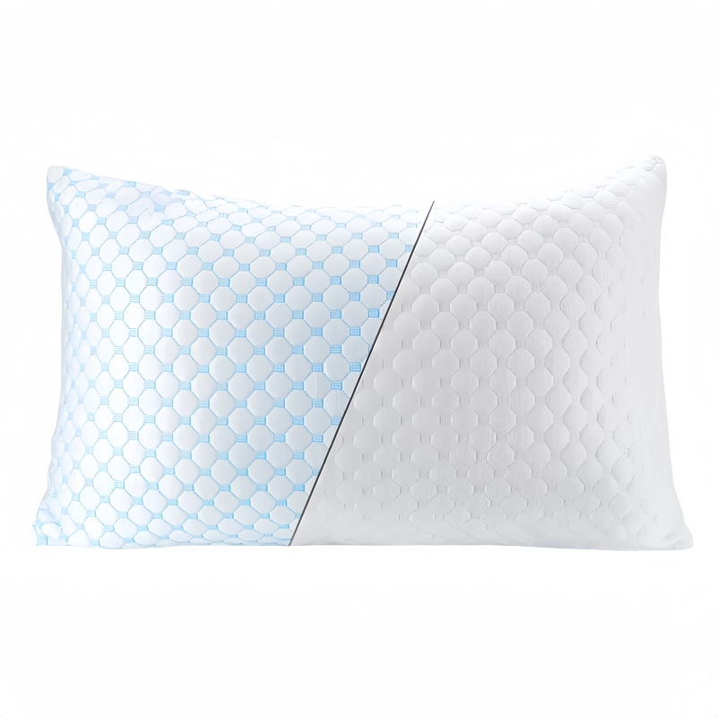 Shredded Memory Foam Gel Cooling Pillow Adjustable Cool Bed Pillows For Sleep