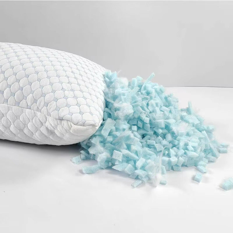 Shredded Memory Foam Gel Cooling Pillow Adjustable Cool Bed Pillows For Sleep