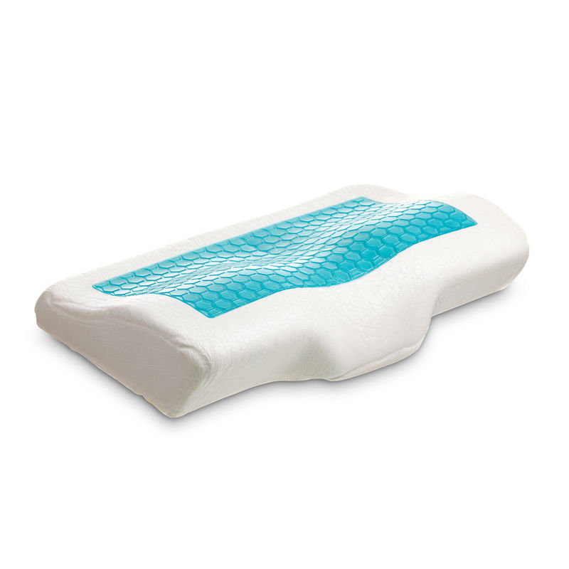 Orthopedic Cervical Contour Pillow Gel Memory Foam Custom Ergonomic Cervical Cooling Pillow