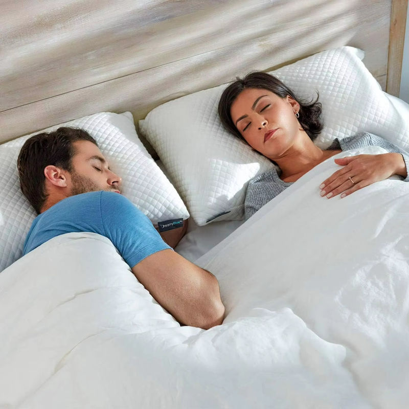 Infused Shredded Gel Cooling Pillow Memory Foam For Back And Side Sleeper