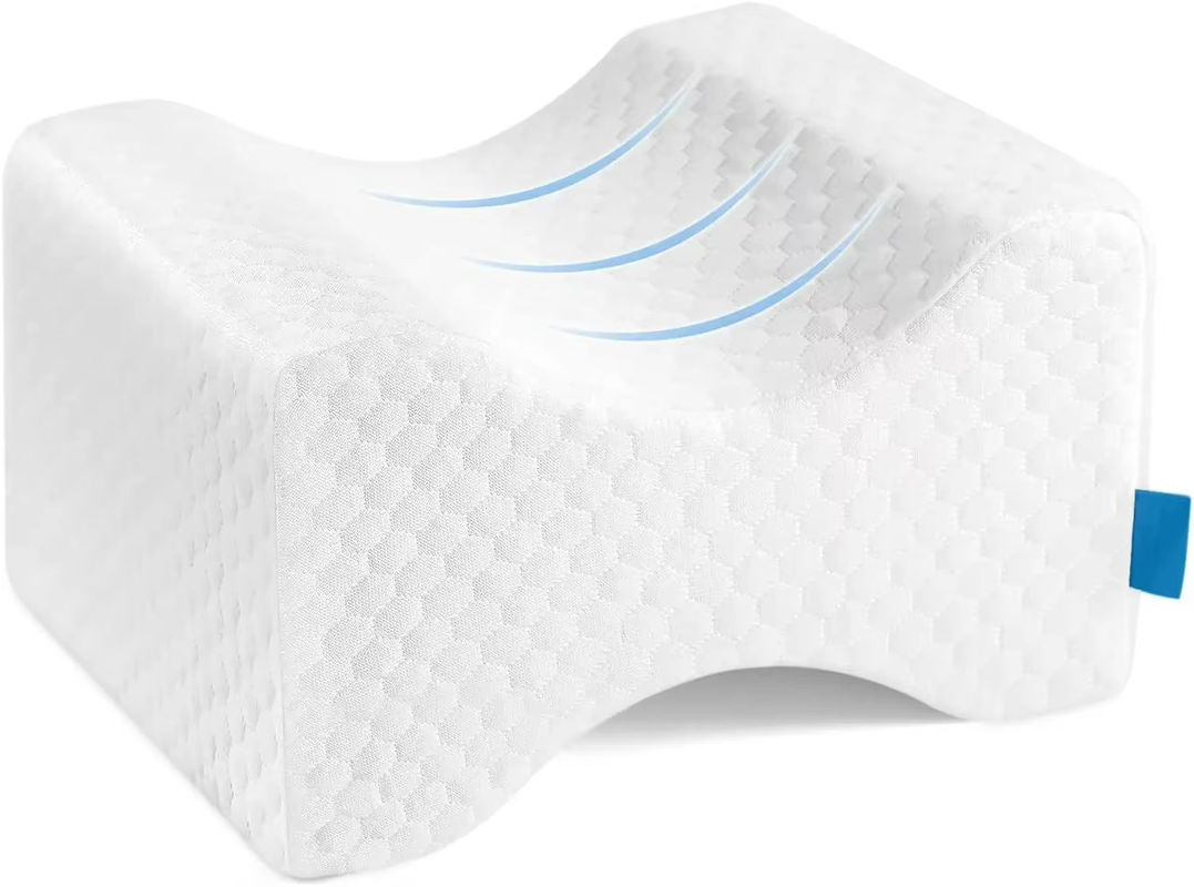 Orthopedic Sciatica Cushy Form Knee Pillow Align Spine Lightweight And Portable