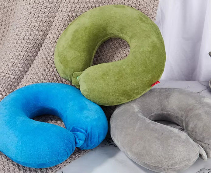 Memory Foam U Shape Travel Pillow Comfortable Soft Neck Support Travel Pillow Ergonomic