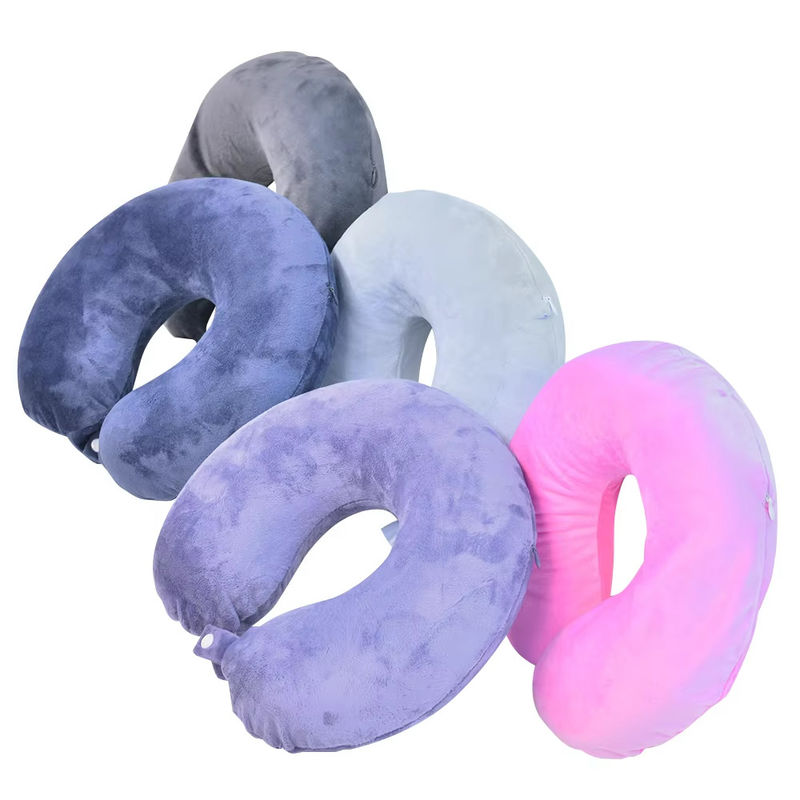 Soft Memory Foam Neck Pillow Portable Car U Shaped Neck Support Pillow