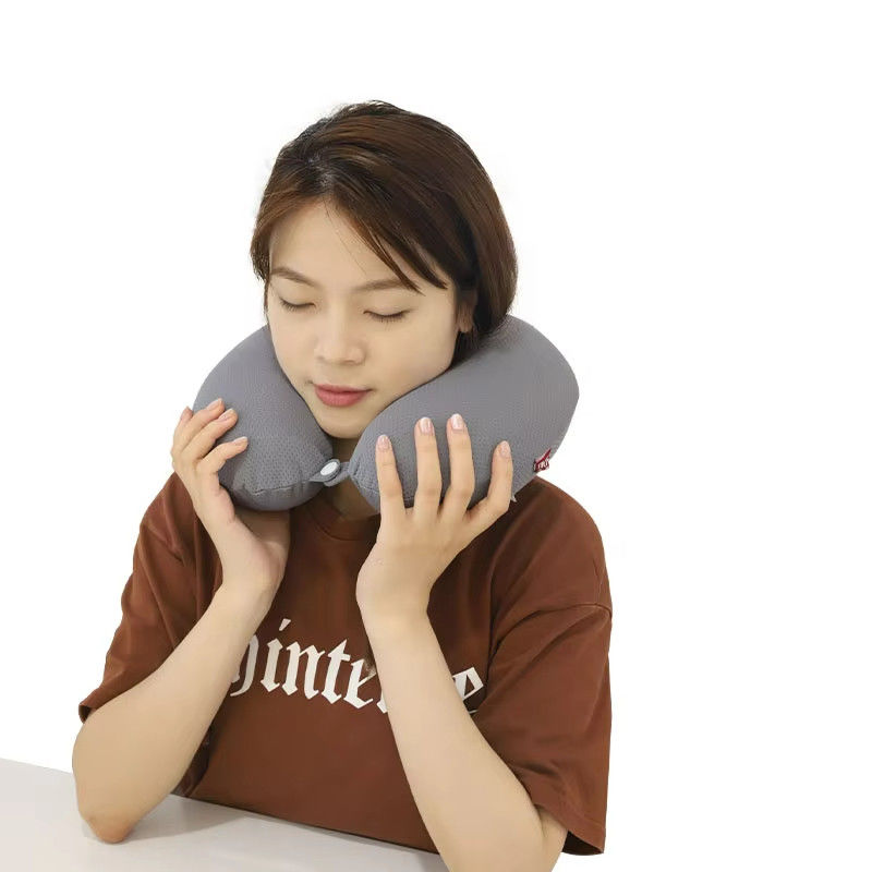 Space Saving U Shape Travel Pillow Business Style Easy To Maintain U Neck Pillow