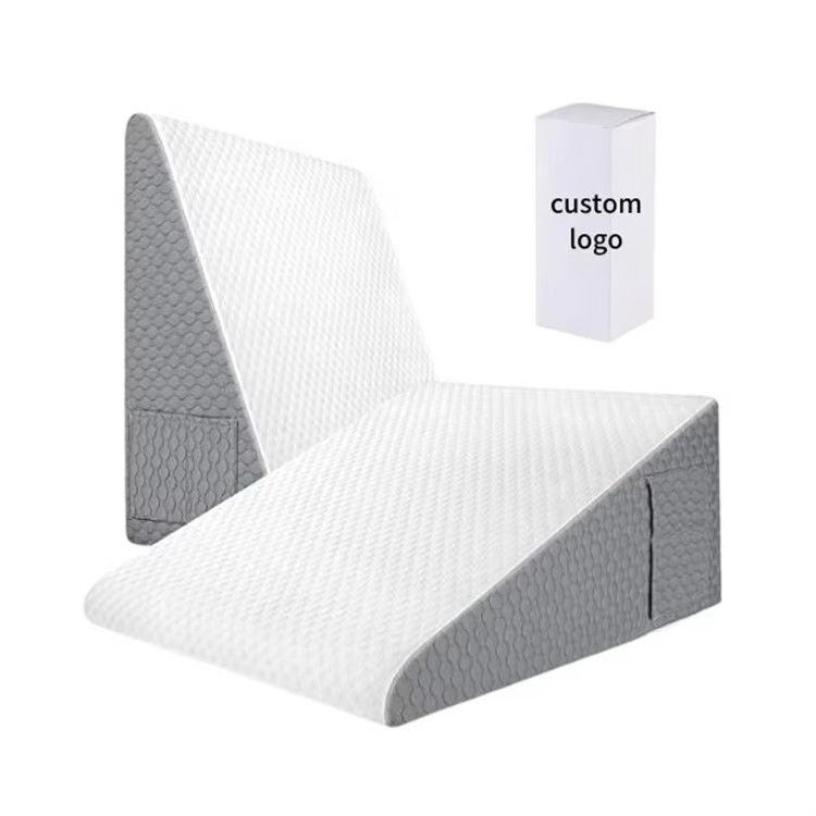 Triangle Bed Wedge Pillow Knee Legs Relax Back Pain Relief Orthopedic Bed Wedge
