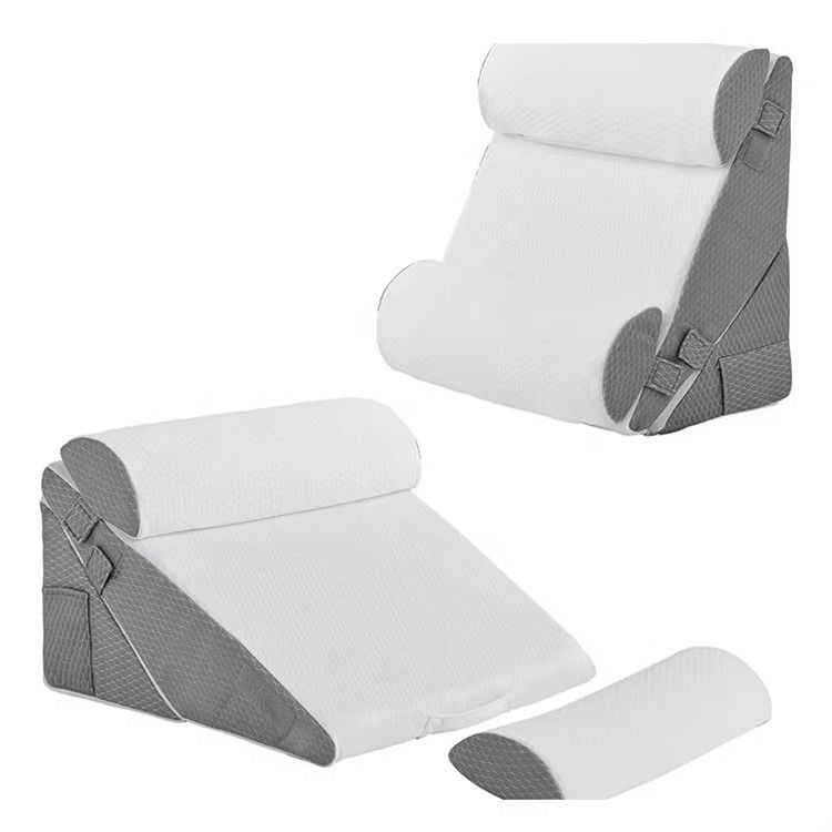 Comfort Muti Position Sleeping Wedge Pillow Triangle Memory Foam For Back Pain