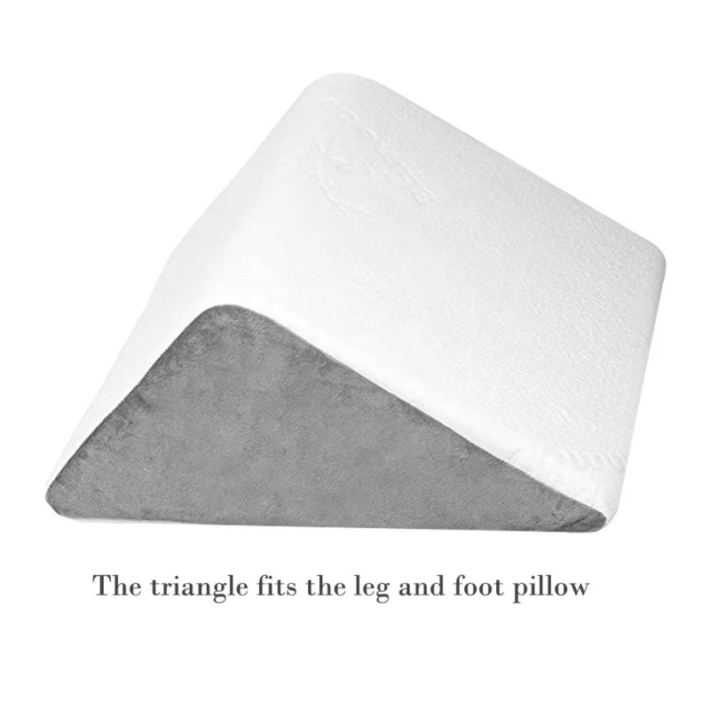 Orthopedic Triangle Leg Wedge Pillow Memory Foam For Back Leg Pain Relief