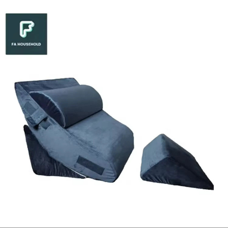 Orthopedic Triangle Leg Wedge Pillow Memory Foam For Back Leg Pain Relief